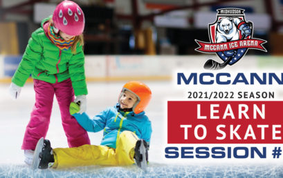 Learn to Skate at McCann Ice Arena – 2021-2022 Season – Session #3