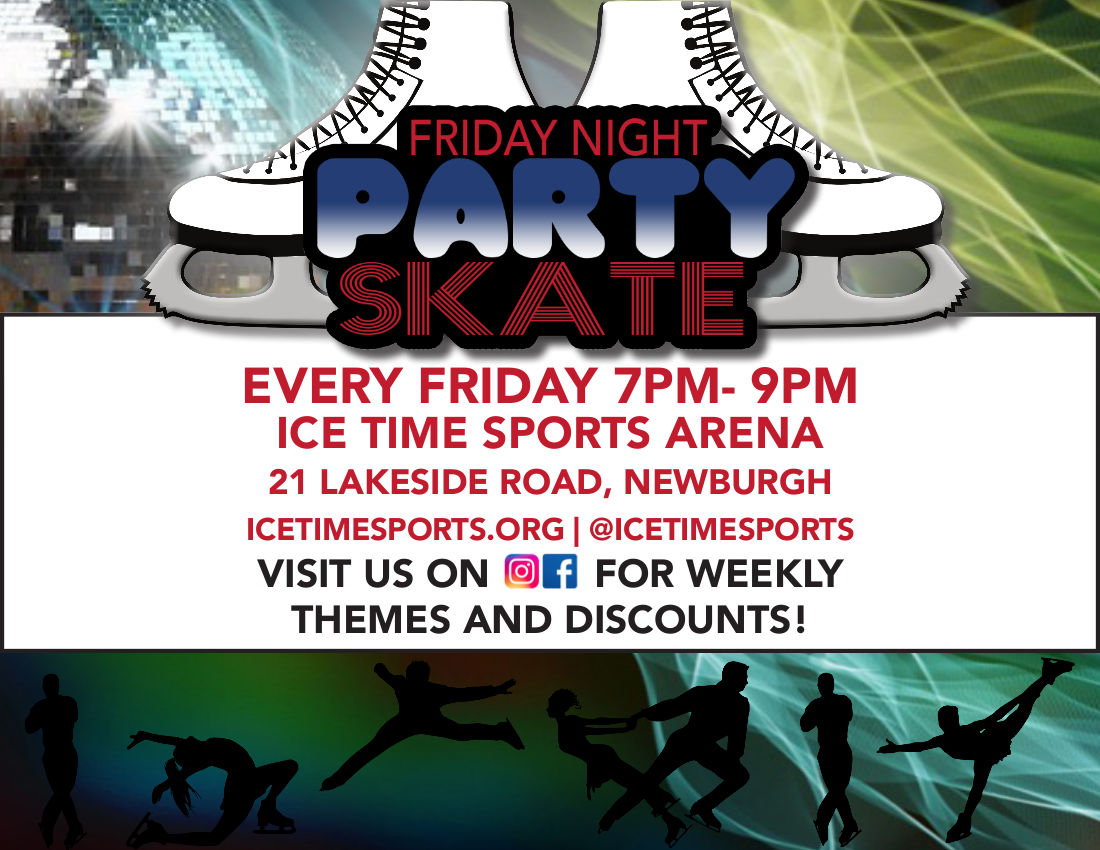 Friday Night Party Skate @ Ice Time Sports Complex