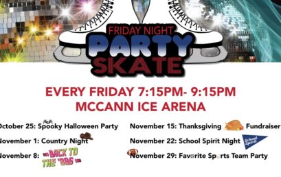 Friday Night Party Skate @ McCann Ice Arena