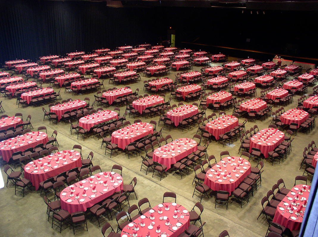 banquet set up