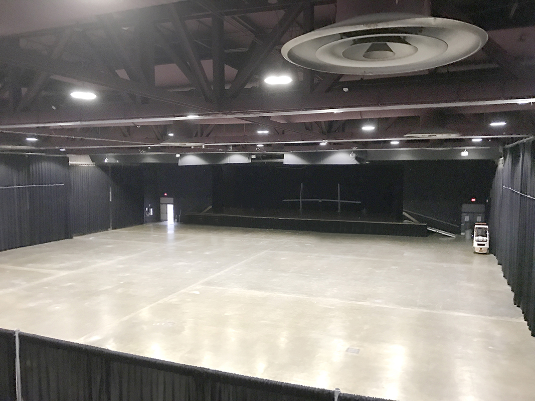 empty convention center